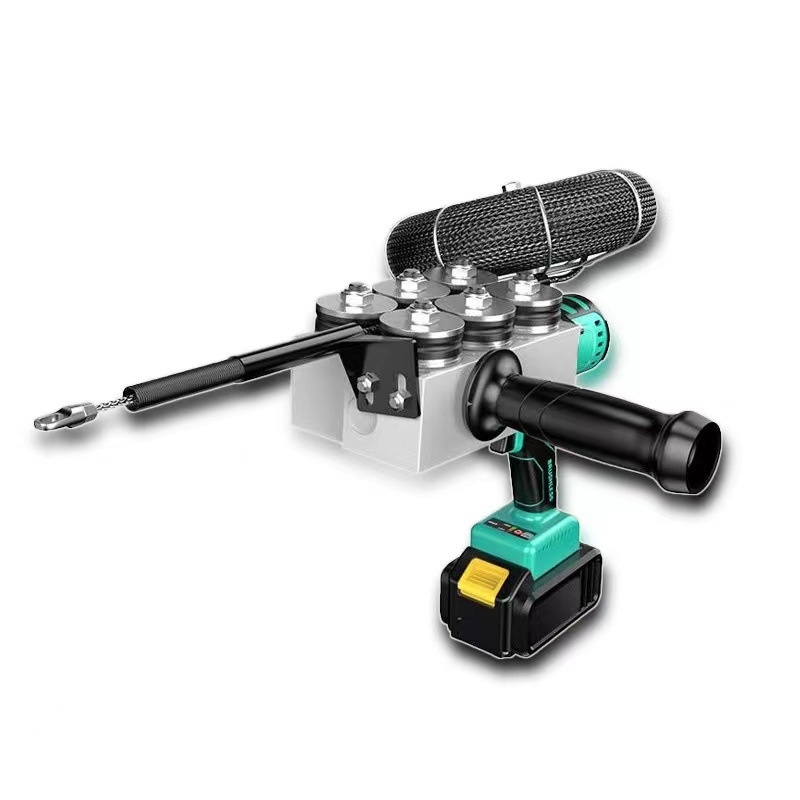 Pipe Threading Machine - Elektrische draadinrijmachine met lithiumbatterij, draadinrijgeronder, elektrische