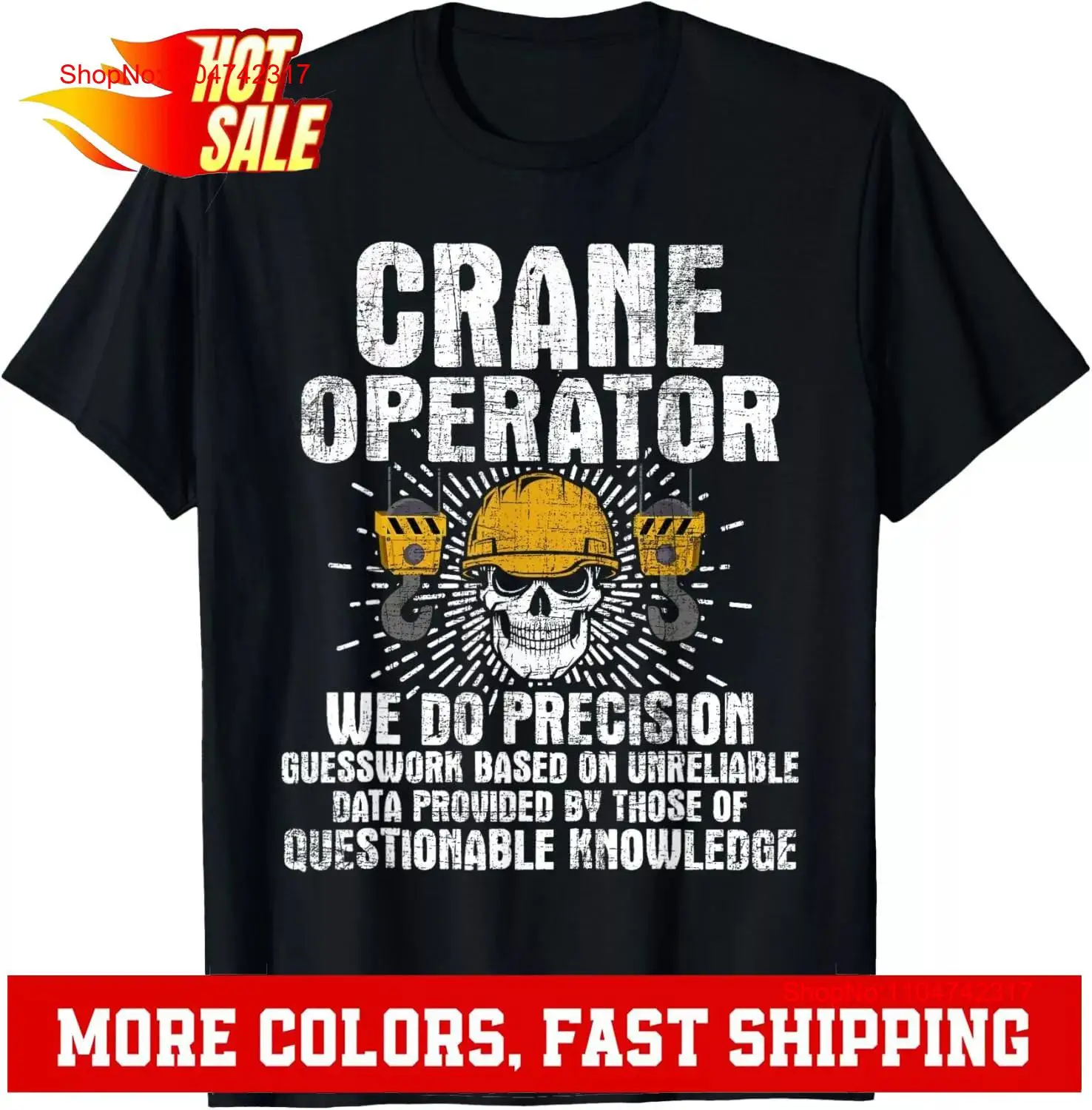 Heavy Equipment Operations - Crane Operator Retro Tower Heavy Equipment