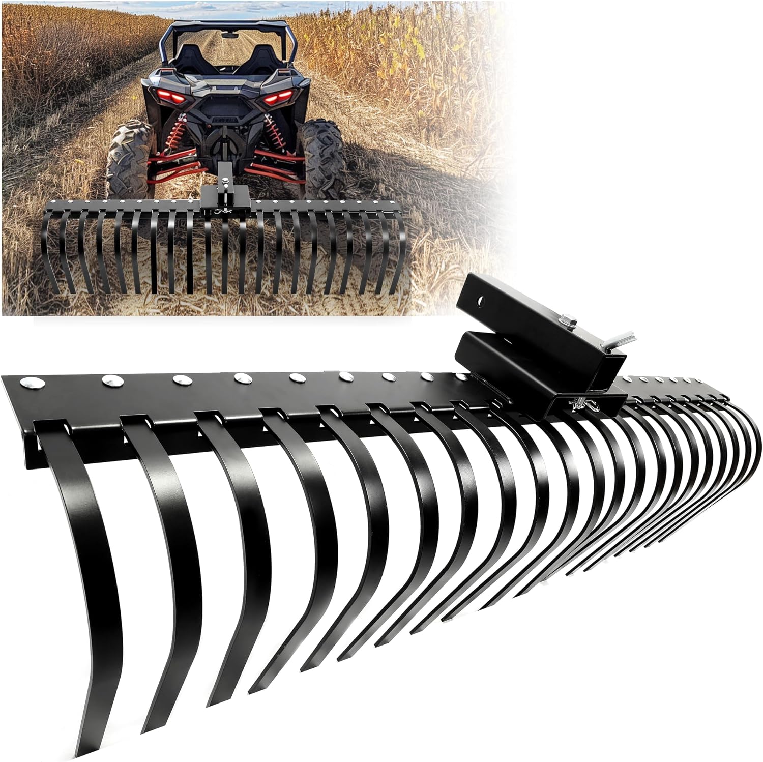 Heavy Equipment Landscaping - Landschapshark van dennennaalden, achterop te hangen