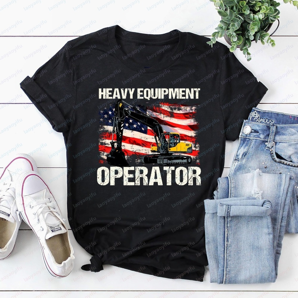 Heavy Equipment Operations - Zomer mode heren T-shirt met korte