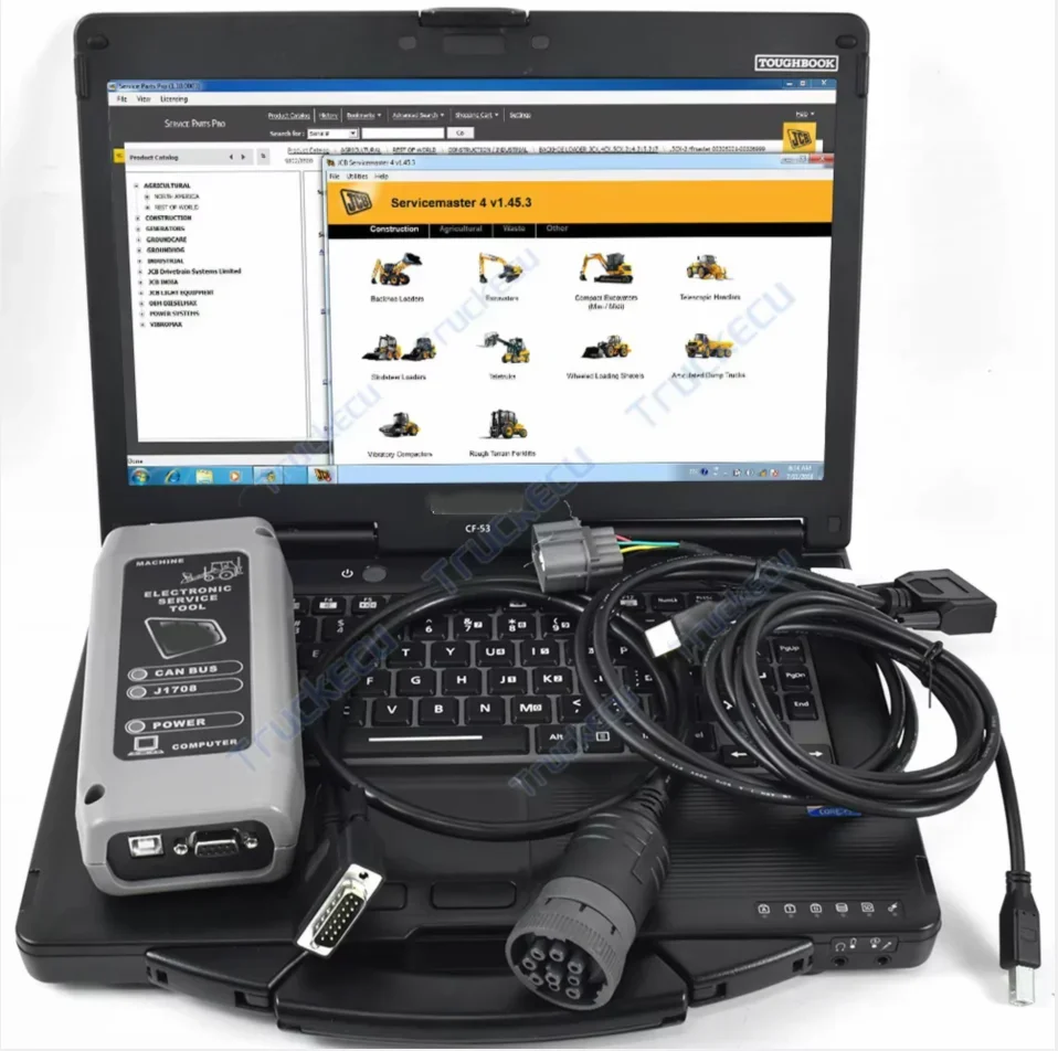 Heavy Equipment Service - Constructiematerieelgenerator voor JCB elektronische Service Master