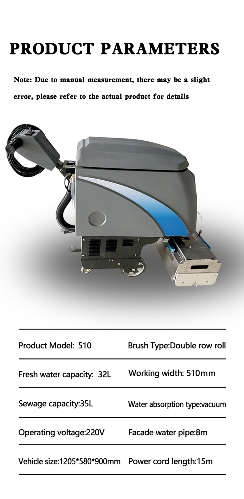 Elektrische Mini Autonome Indu - Industrial Floor Scrubber recensie en prijs