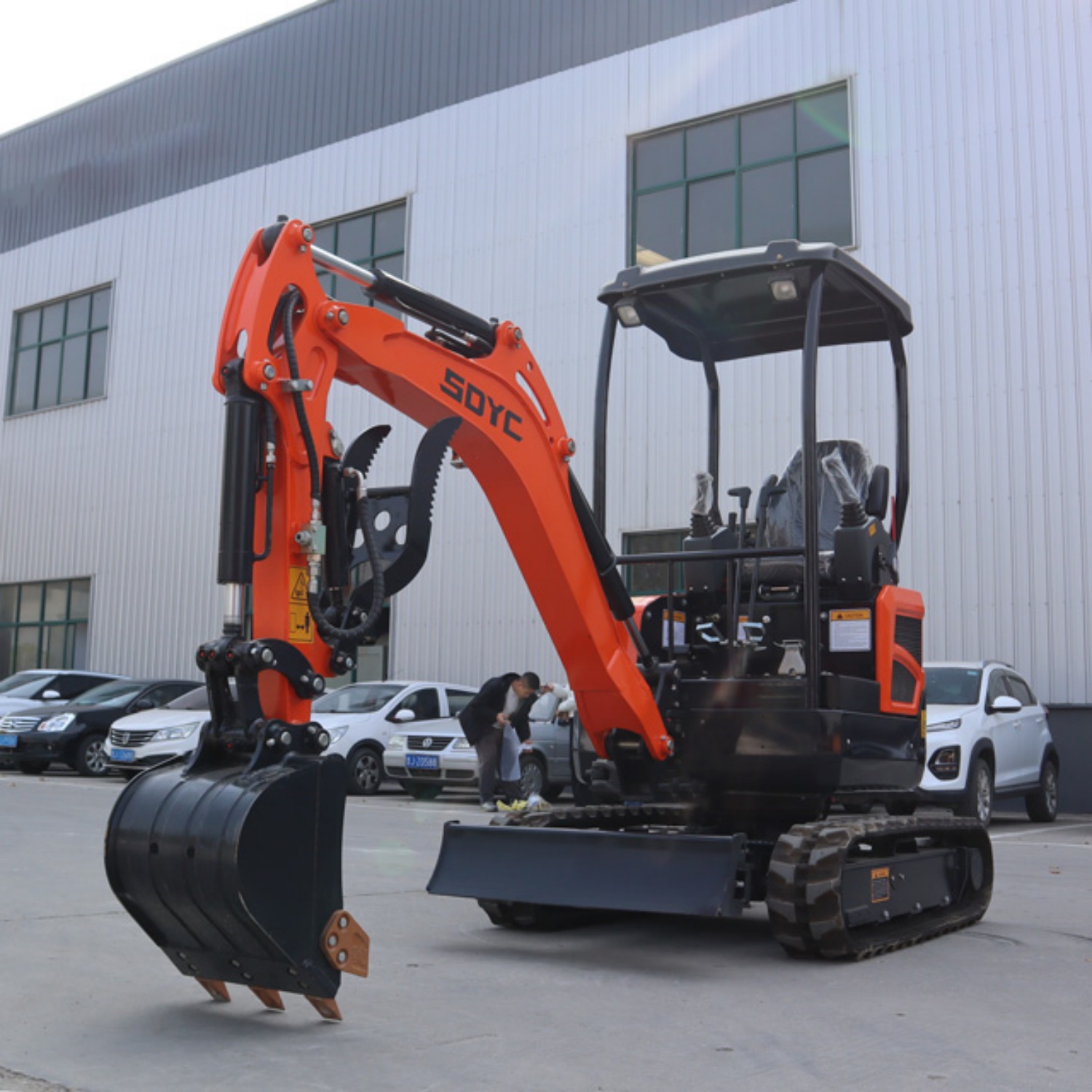Aanpasbare hydraulische rupsgr - Heavy Equipment Landscaping recensie en prijs