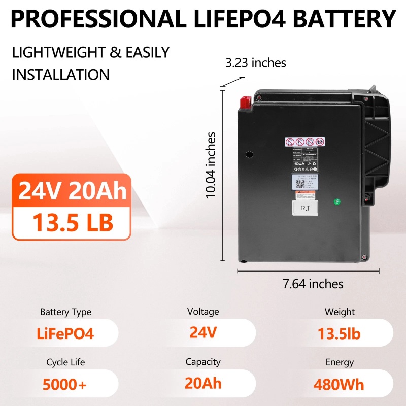 24V 20Ah LiFePO4 lithiumbatter - Electric Pallet Jack recensie en prijs