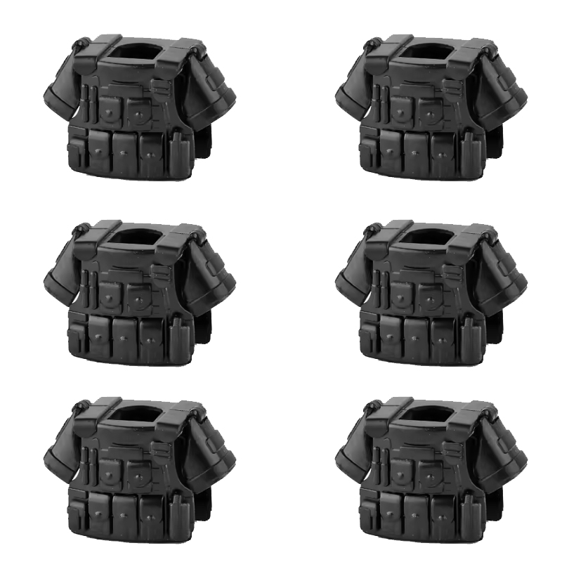 6 Stks/partij Bouwsteenuitrust - Heavy Equipment Armor recensie en prijs