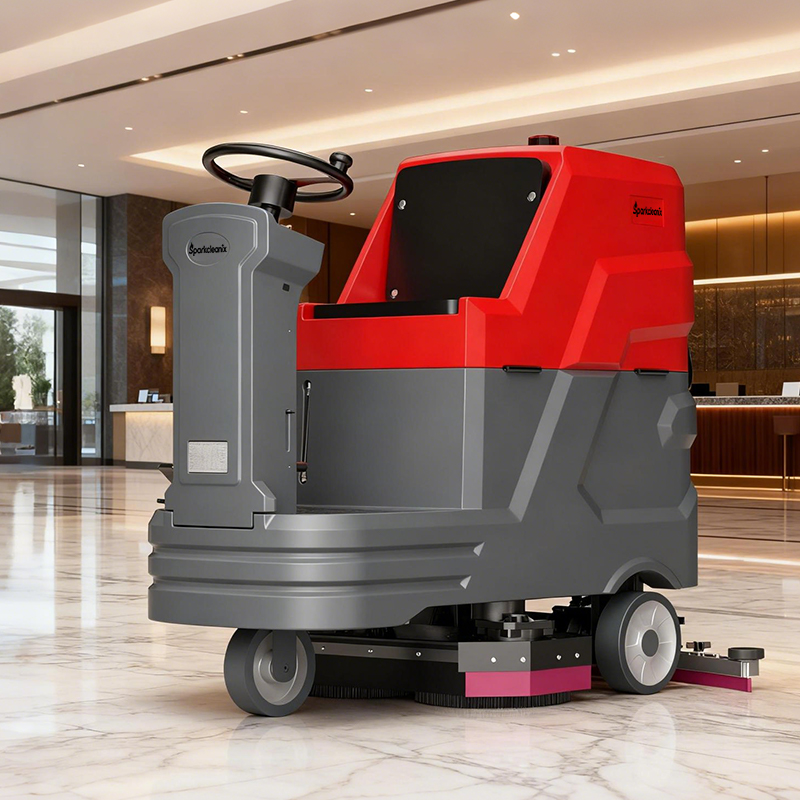 Industriële draadloze vloerrei - Industrial Floor Scrubber recensie en prijs