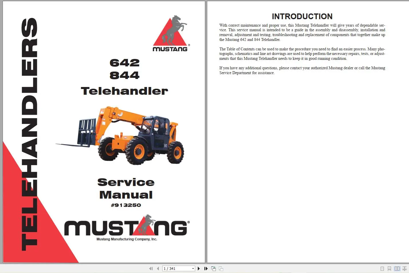 AutoDVD2 Mustang Machinery Hea - Heavy Equipment Service recensie en prijs
