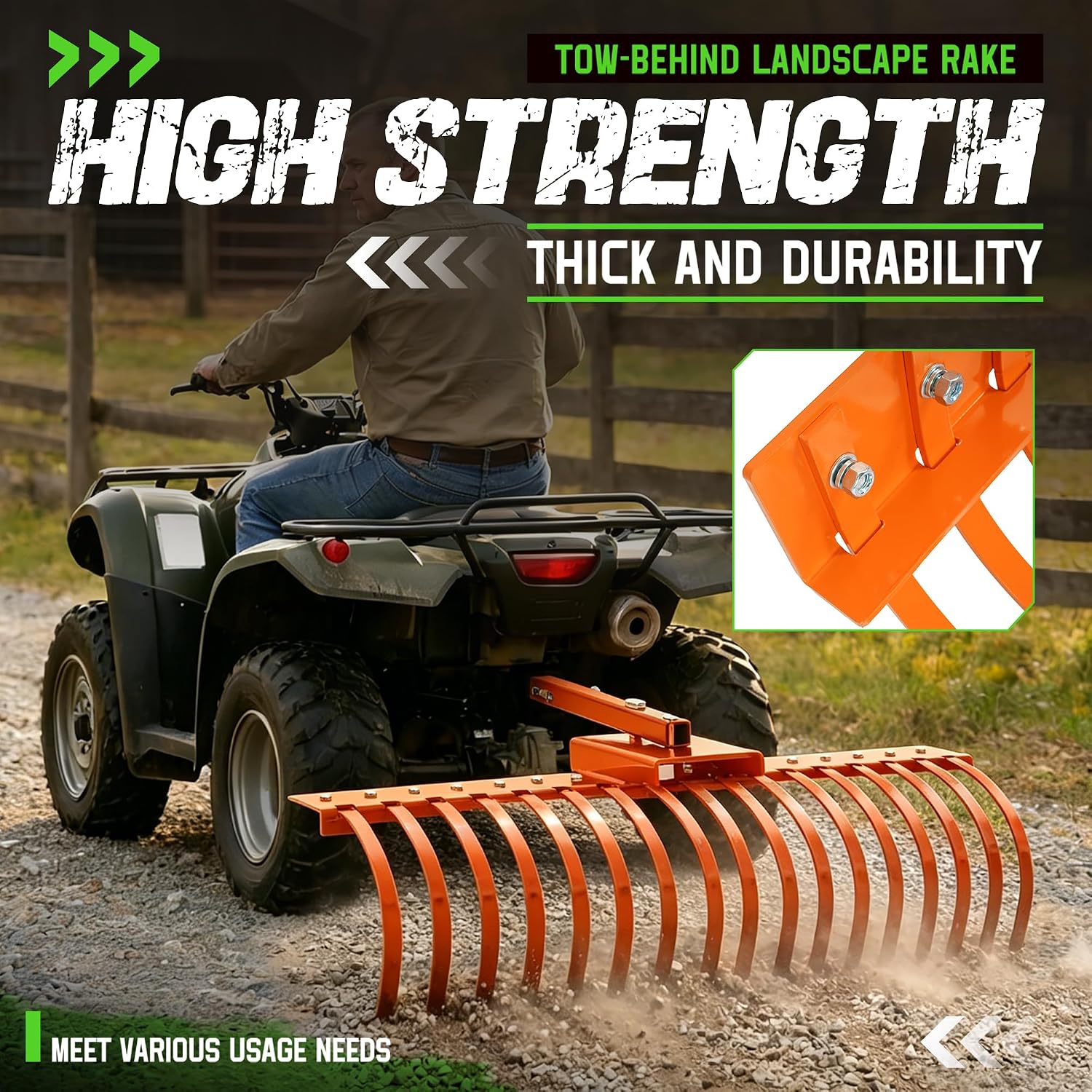 Landschapshark, achterop te ha - Heavy Equipment Landscaping recensie en prijs
