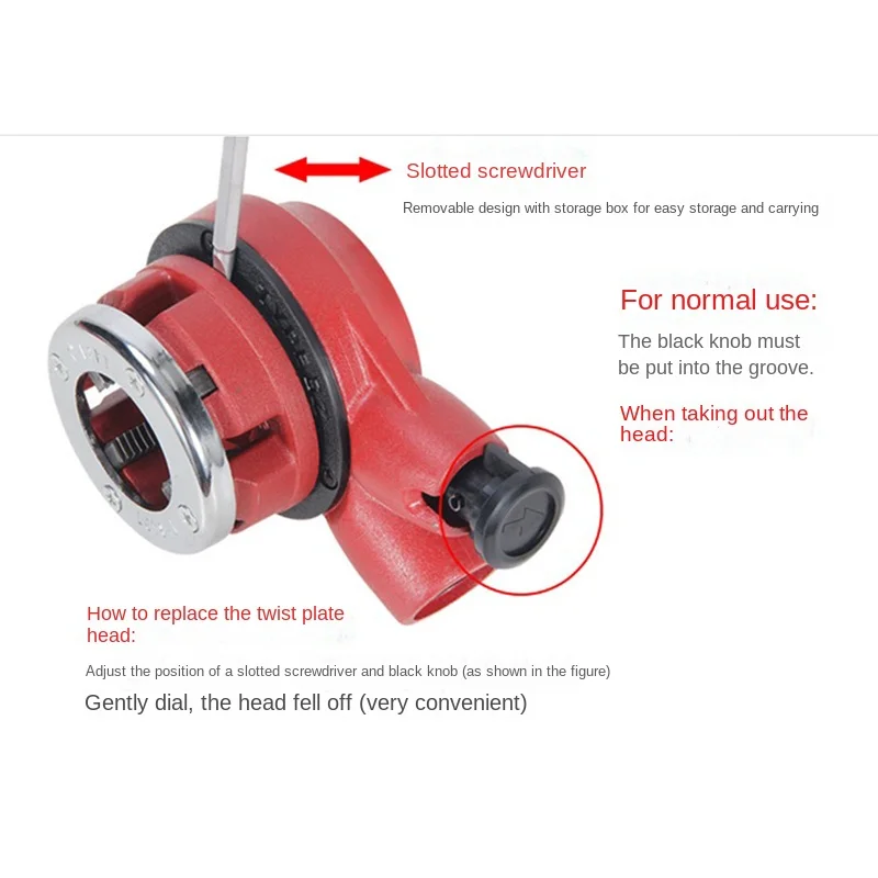 4 Punten-1.2 Inch Duurzame Sch - Pipe Threading Machine recensie en prijs